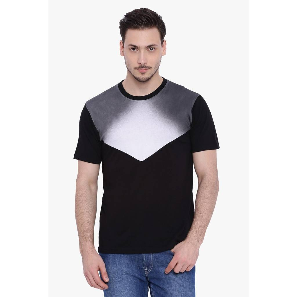 Sublimation printed men t shirts 95% cotton 5% spandex